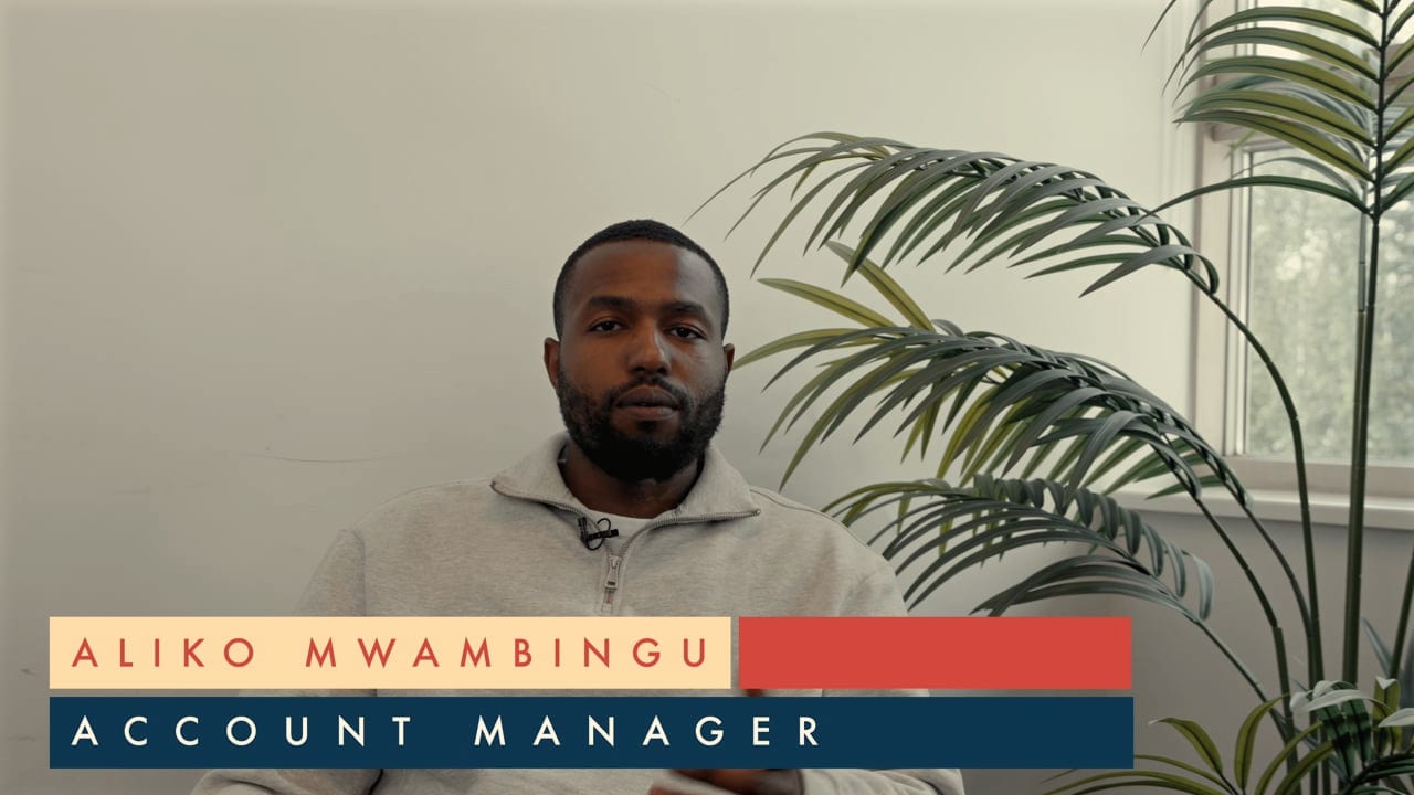 Aliko Mwambingu in their 21 Degrees recruitment film.