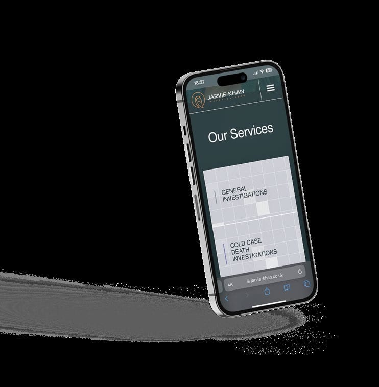 Jarvie-Khan services on a phone.