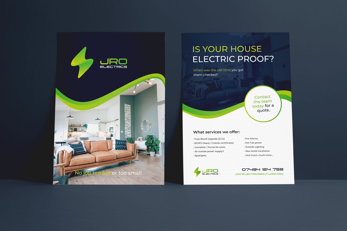 JRO Electrics flyer, is your house electric proof.