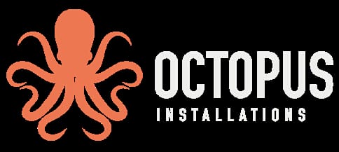 Octopus Installations logo lockup.