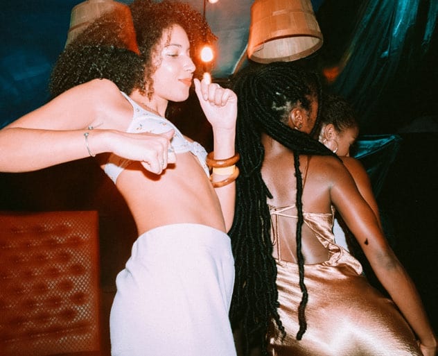 Two people on a night out at TownHouse.
