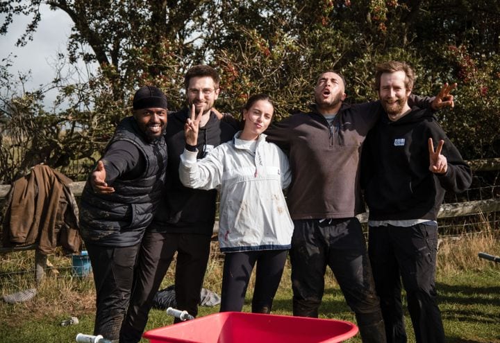 The 21 Degrees team on a team away day.