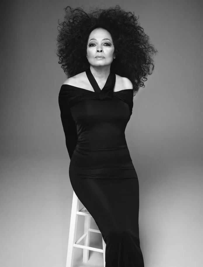 Diana Ross for YSL/Photo: David Sims/Courtesy of Saint Laurent