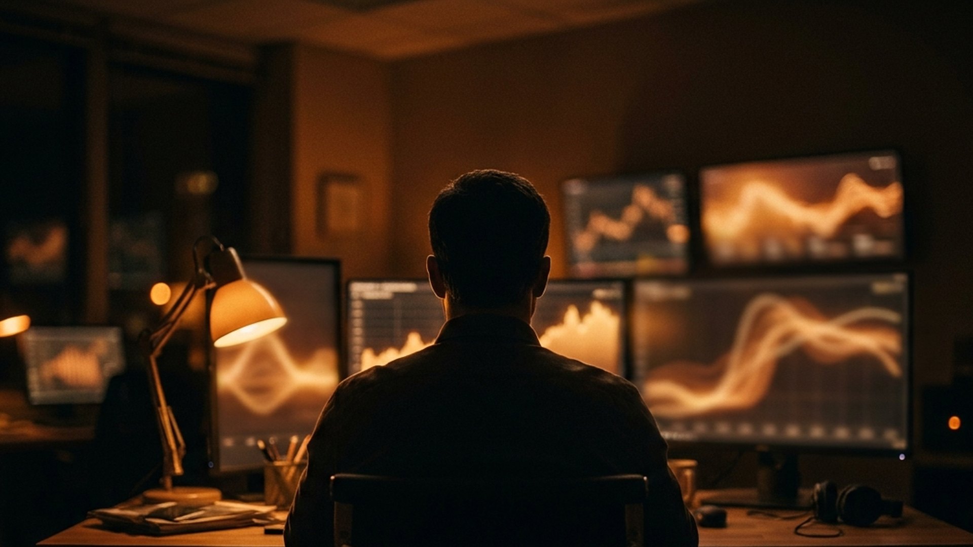 Analytics and conversion tracking data on a specialist's desk.
