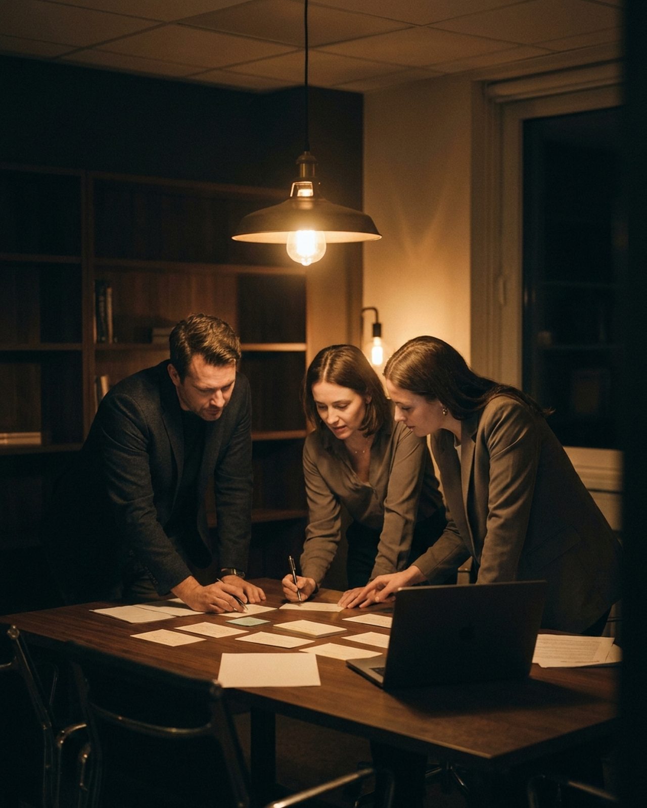 A marketing team planning AI search visibility work